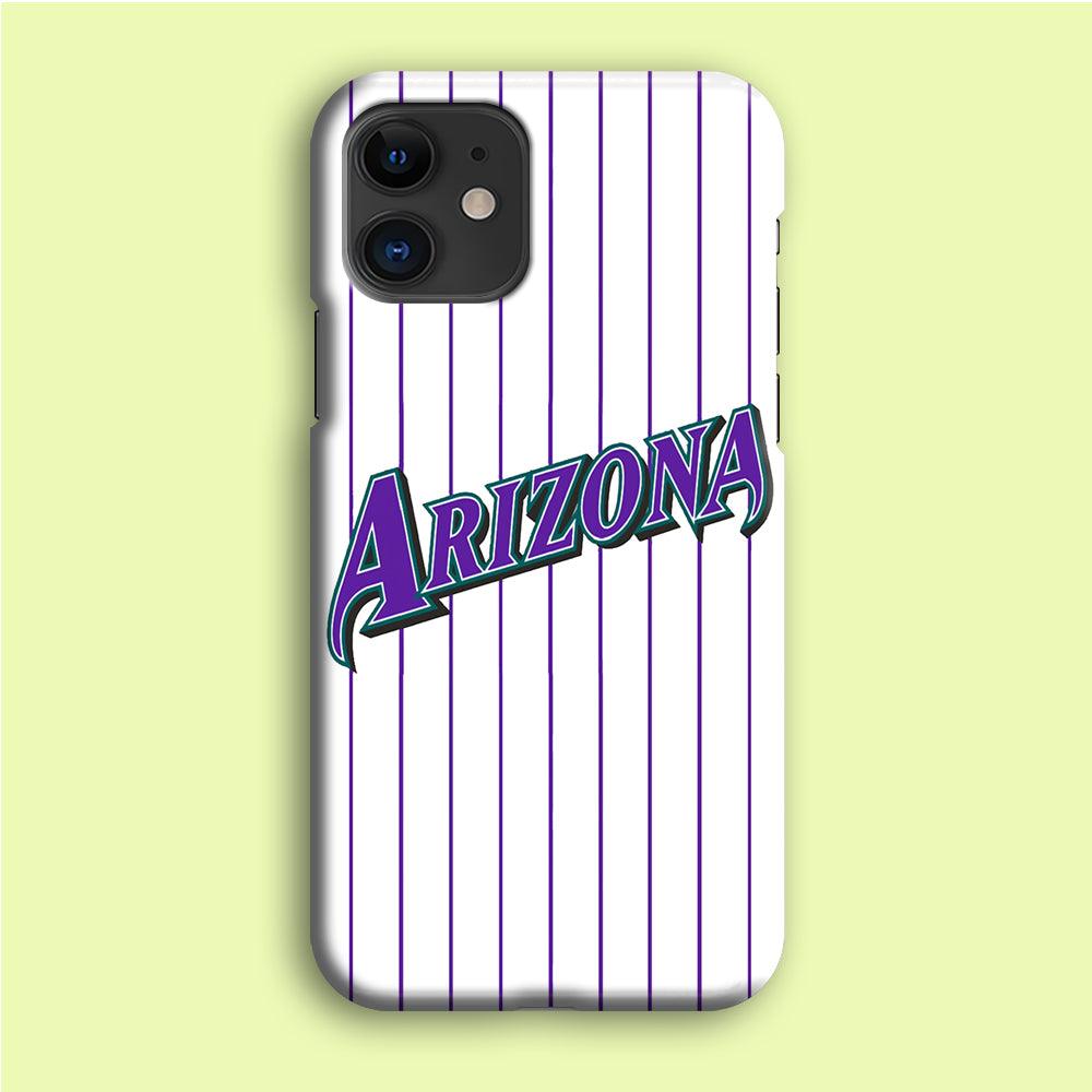 Baseball Arizona Diamondbacks MLB 001 iPhone 12 Mini Case-Plastic / Full Wrap (3D Case)-Xtracase