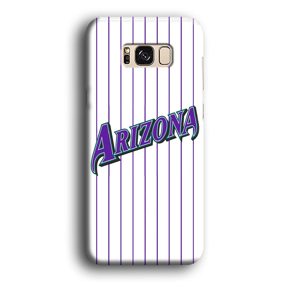 Baseball Arizona Diamondbacks MLB 001 Samsung Galaxy S8 Case-Plastic / Full Wrap (3D Case)-Xtracase