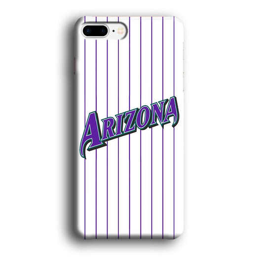 Baseball Arizona Diamondbacks MLB 001 iPhone 8 Plus Case-Plastic / Full Wrap (3D Case)-Xtracase
