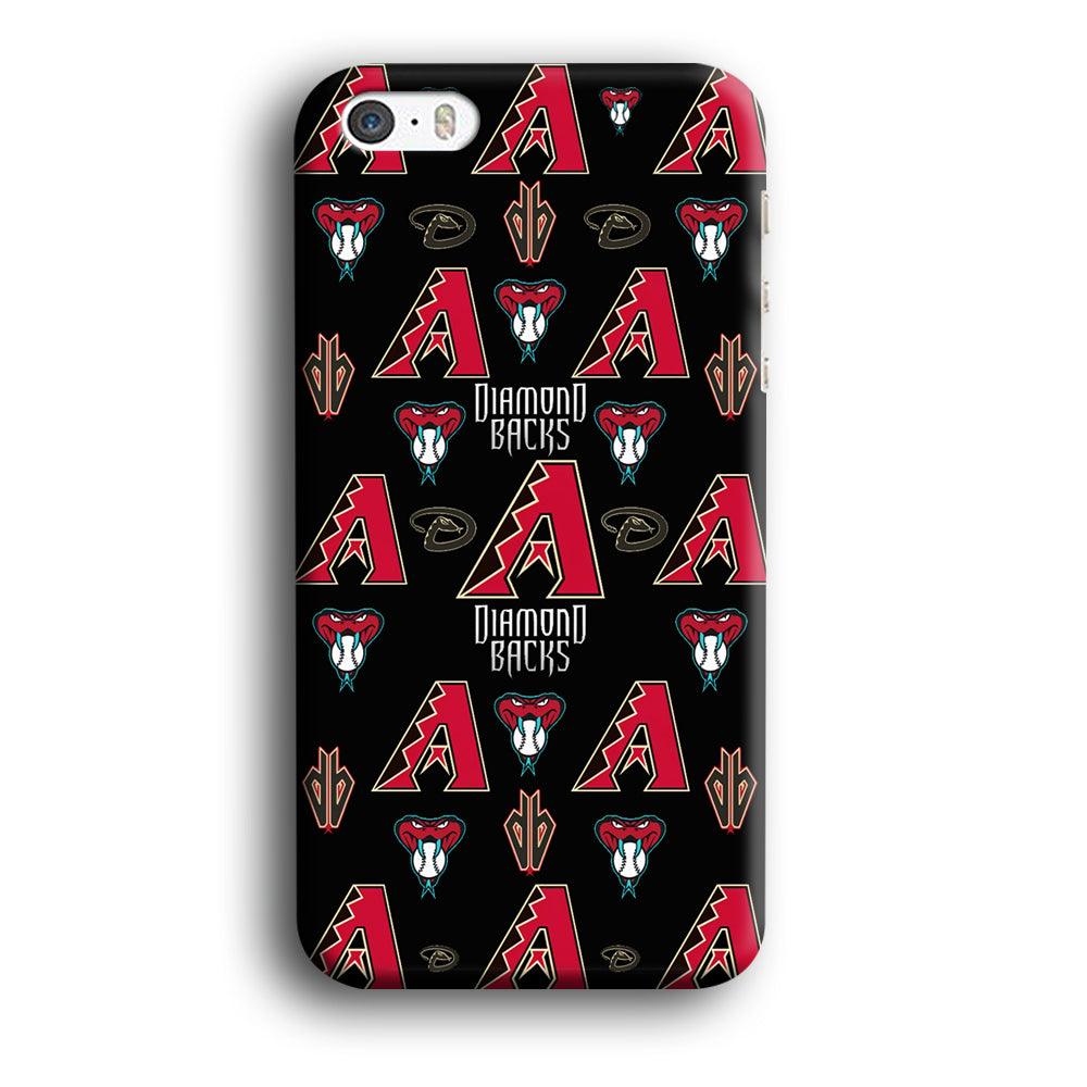 Baseball Arizona Diamondbacks MLB 002 iPhone 5 | 5s Case-Plastic / Full Wrap (3D Case)-Xtracase