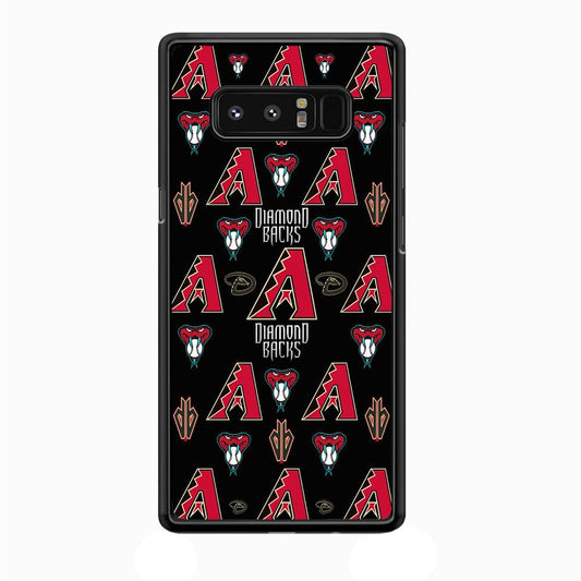 Baseball Arizona Diamondbacks MLB 002 Samsung Galaxy Note 8 Case-Plastic / Full Wrap (3D Case)-Xtracase