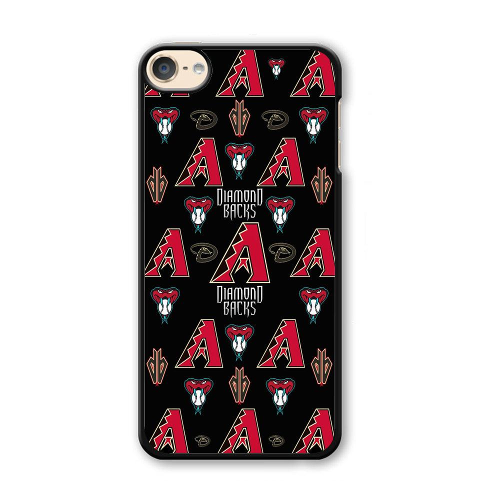 Baseball Arizona Diamondbacks MLB 002 iPod Touch 6 Case-Plastic / Full Wrap (3D Case)-Xtracase