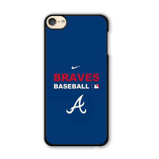 Baseball Atlanta Braves MLB 002 iPod Touch 6 Case-Plastic / Full Wrap (3D Case)-Xtracase