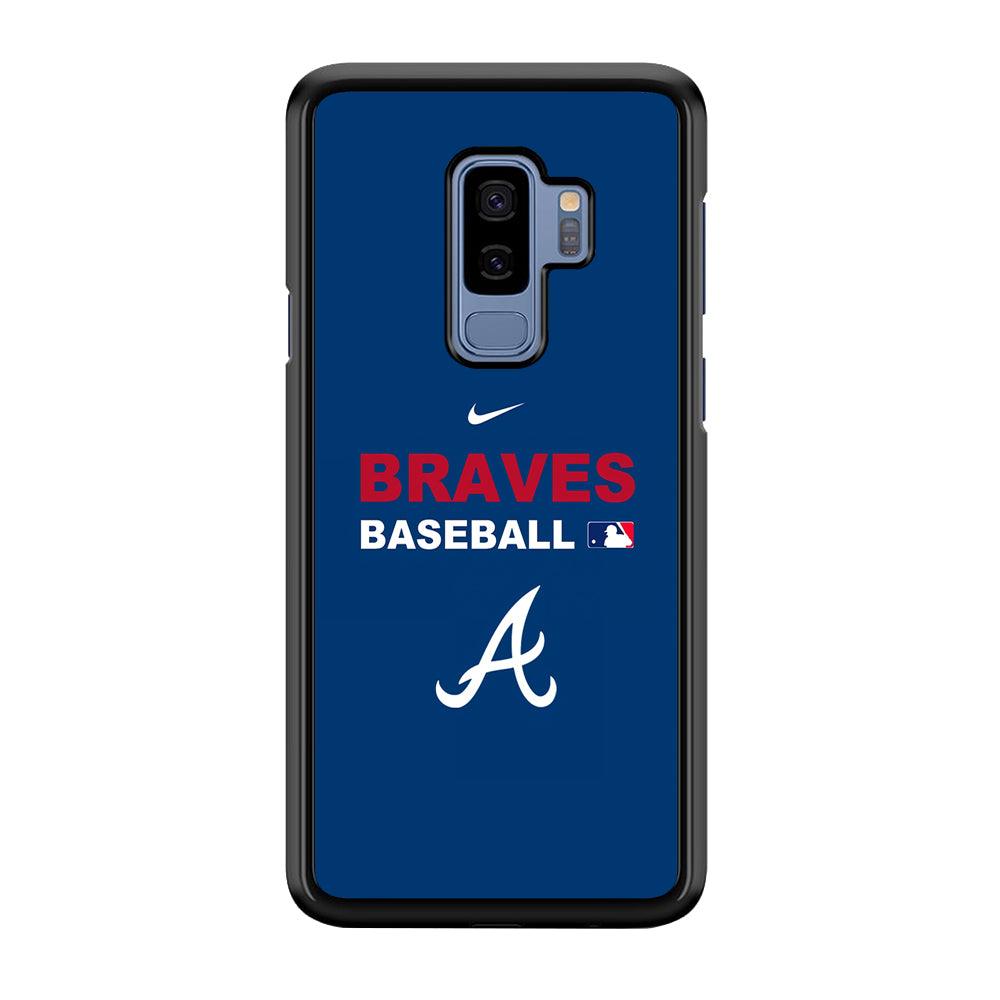Baseball Atlanta Braves MLB 001 Samsung Galaxy S9 Plus Case-Plastic / Full Wrap (3D Case)-Xtracase
