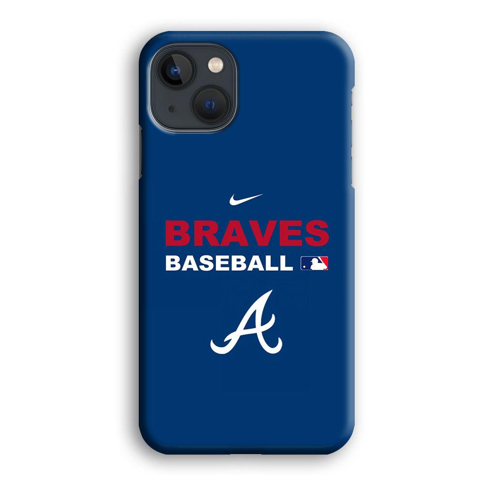 Baseball Atlanta Braves MLB 001 iPhone 13 Mini Case-Plastic / Full Wrap (3D Case)-Xtracase