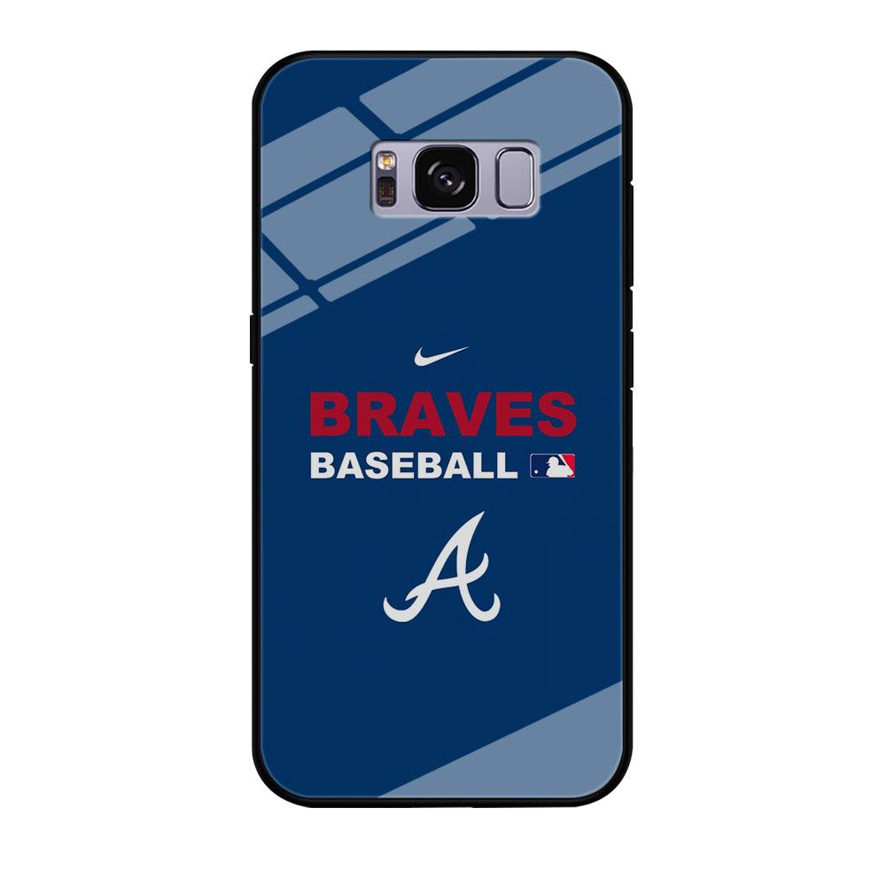 Baseball Atlanta Braves MLB 001 Samsung Galaxy S8 Case-Tempered Glass Case-Xtracase