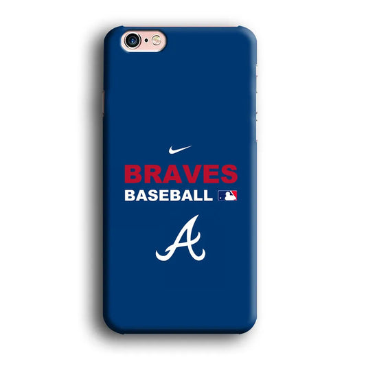 Baseball Atlanta Braves MLB 001 iPhone 6 Plus | 6s Plus Case-Plastic / Full Wrap (3D Case)-Xtracase