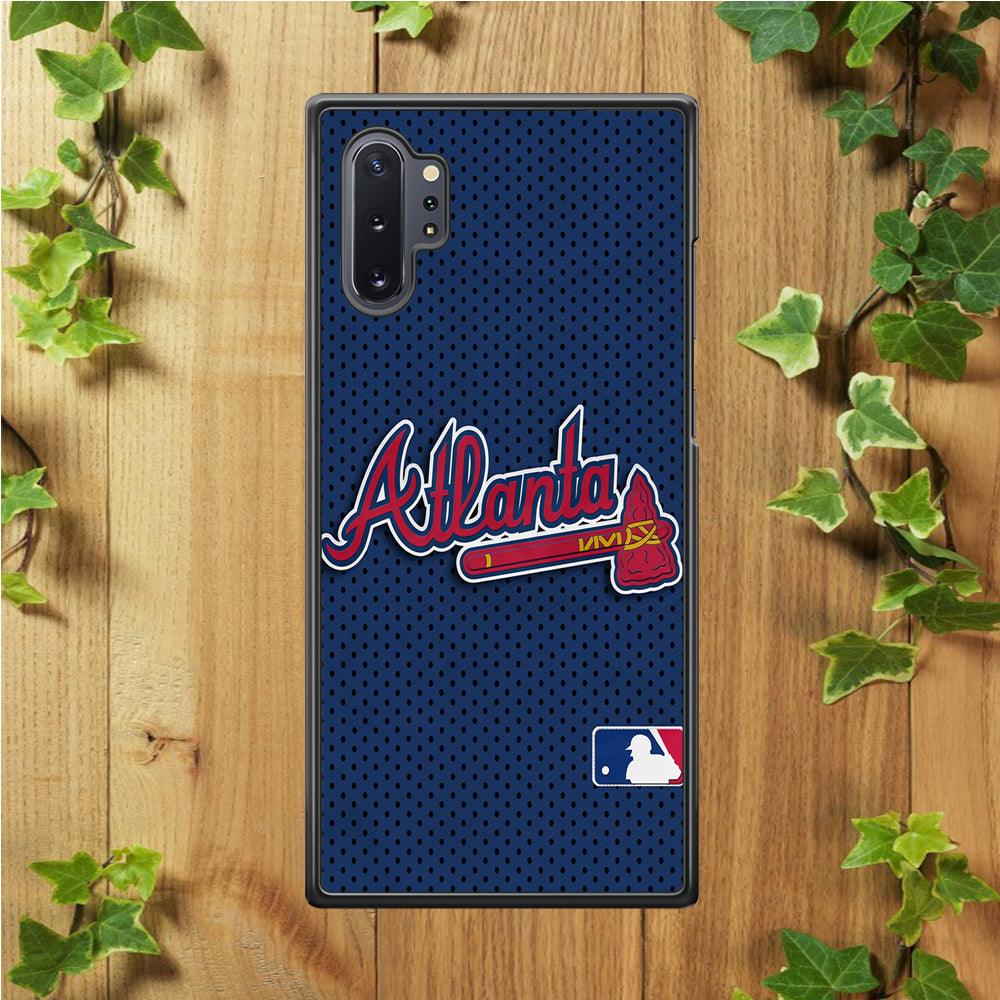 Baseball Atlanta Braves MLB 002 Samsung Galaxy Note 10 Plus Case-Plastic / Full Wrap (3D Case)-Xtracase