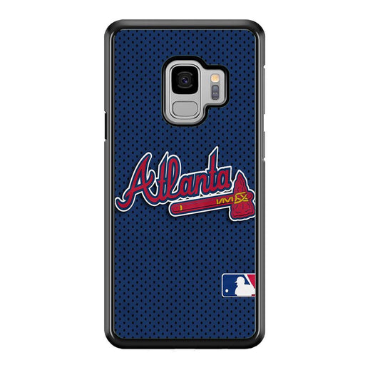 Baseball Atlanta Braves MLB 002 Samsung Galaxy S9 Case-Plastic / Full Wrap (3D Case)-Xtracase