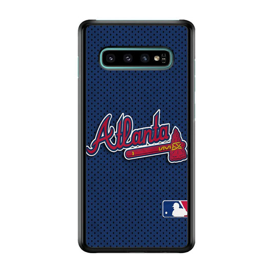 Baseball Atlanta Braves MLB 002 Samsung Galaxy S10 Plus Case-Plastic / Full Wrap (3D Case)-Xtracase