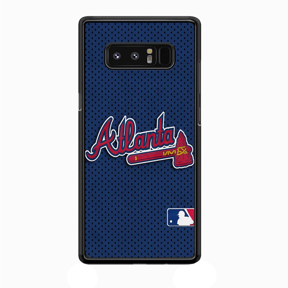 Baseball Atlanta Braves MLB 002 Samsung Galaxy Note 8 Case-Plastic / Full Wrap (3D Case)-Xtracase