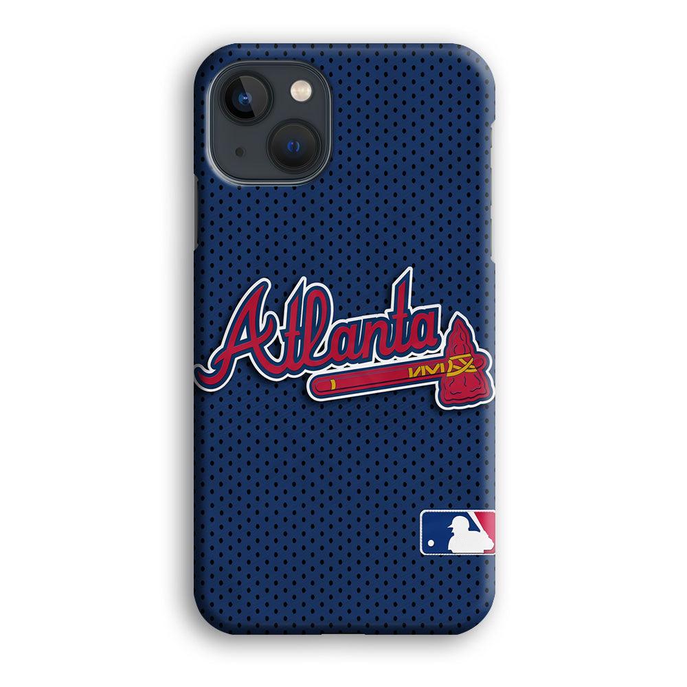 Baseball Atlanta Braves MLB 002 iPhone 13 Mini Case-Plastic / Full Wrap (3D Case)-Xtracase
