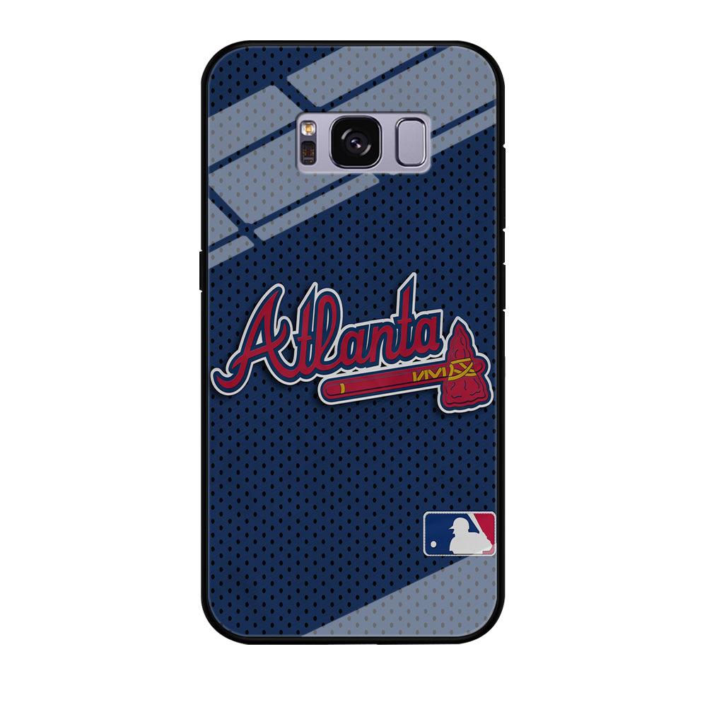 Baseball Atlanta Braves MLB 002 Samsung Galaxy S8 Case-Tempered Glass Case-Xtracase