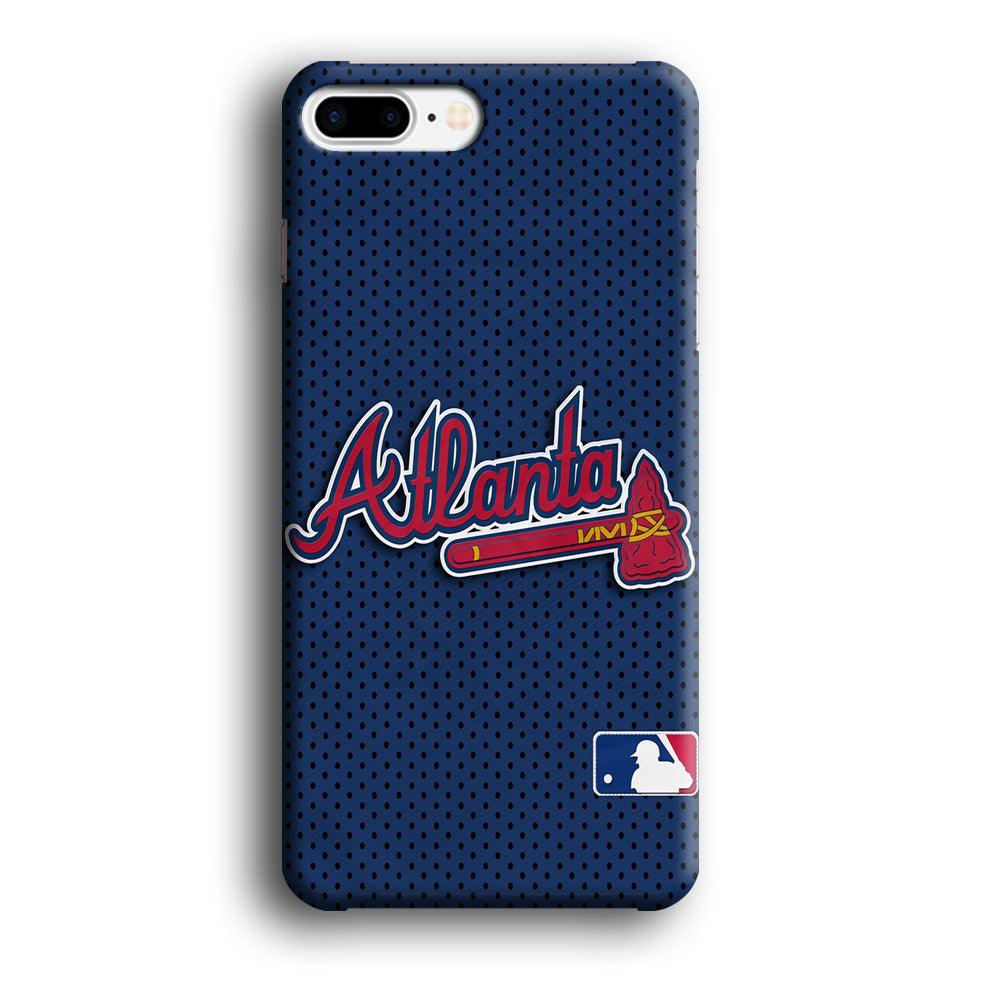 Baseball Atlanta Braves MLB 002 iPhone 7 Plus Case-Plastic / Full Wrap (3D Case)-Xtracase