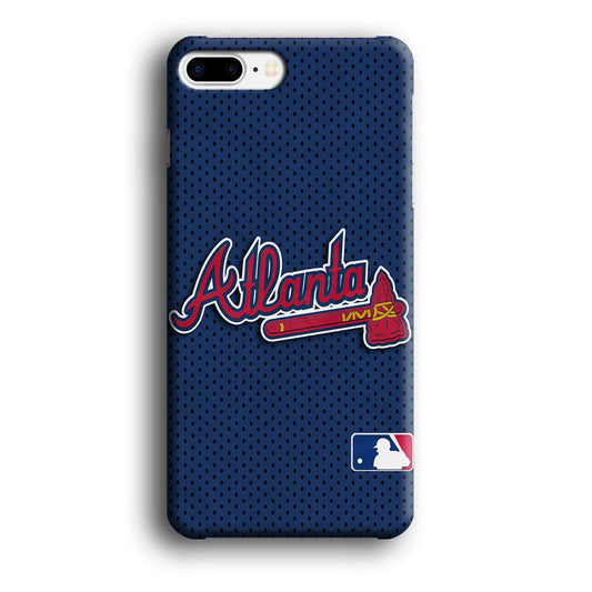 Baseball Atlanta Braves MLB 002 iPhone 7 Plus Case-Plastic / Full Wrap (3D Case)-Xtracase