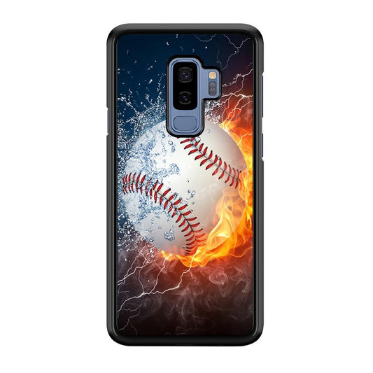 Baseball Ball Cool Art Samsung Galaxy S9 Plus Case-Plastic / Full Wrap (3D Case)-Xtracase