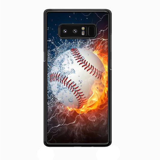 Baseball Ball Cool Art Samsung Galaxy Note 8 Case-Plastic / Full Wrap (3D Case)-Xtracase