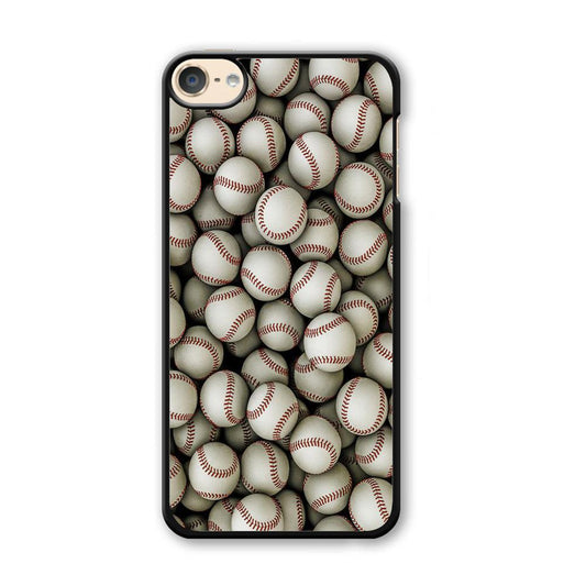 Baseball Ball Pattern iPod Touch 6 Case-Plastic / Full Wrap (3D Case)-Xtracase