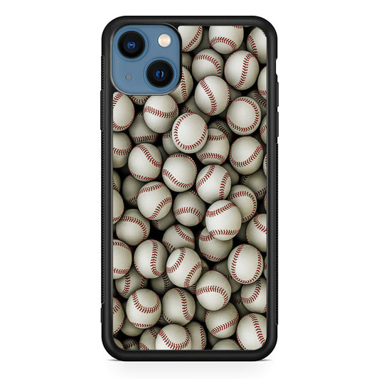 Baseball Ball Pattern iPhone 13 Case