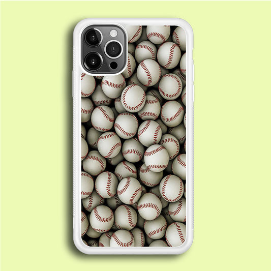 Baseball Ball Pattern iPhone 12 Pro Max Case