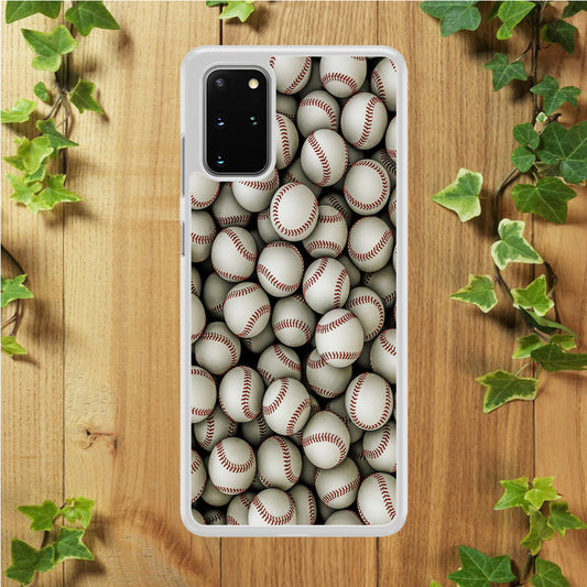Baseball Ball Pattern Samsung Galaxy S20 Plus Case