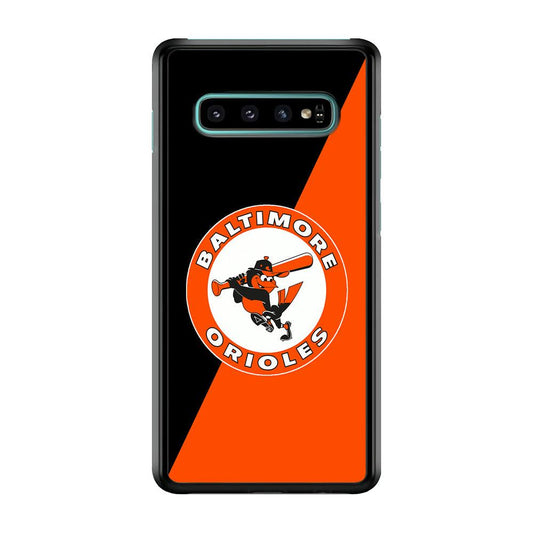 Baseball Baltimore Orioles MLB 001 Samsung Galaxy S10 Case-Plastic / Full Wrap (3D Case)-Xtracase