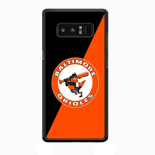 Baseball Baltimore Orioles MLB 001 Samsung Galaxy Note 8 Case-Plastic / Full Wrap (3D Case)-Xtracase
