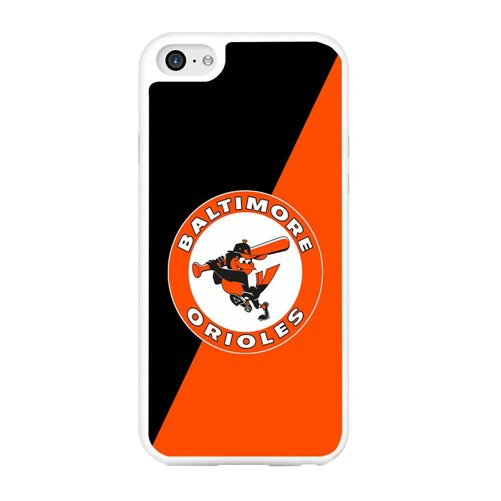 Baseball Baltimore Orioles MLB 001 iPhone 6 | 6s Case-Rubber / White (2D Case)-Xtracase
