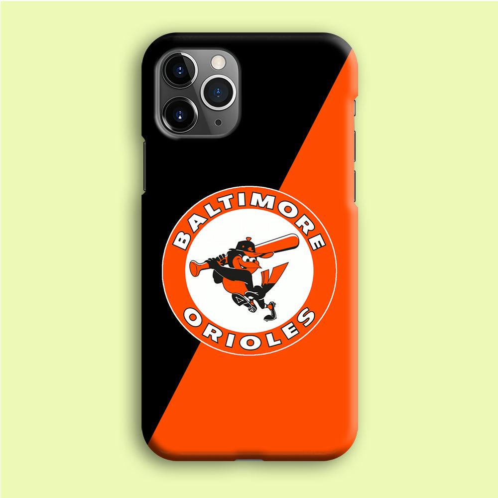 Baseball Baltimore Orioles MLB 001 iPhone 12 Pro Case-Plastic / Full Wrap (3D Case)-Xtracase