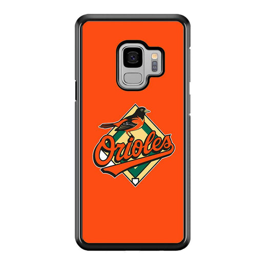 Baseball Baltimore Orioles MLB 002 Samsung Galaxy S9 Case-Plastic / Full Wrap (3D Case)-Xtracase