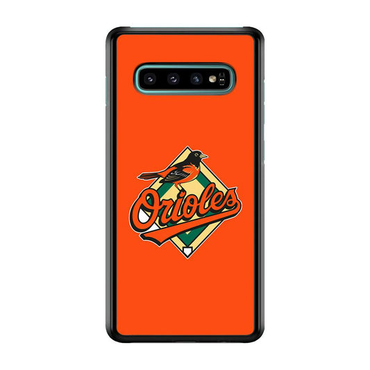 Baseball Baltimore Orioles MLB 002 Samsung Galaxy S10 Case-Plastic / Full Wrap (3D Case)-Xtracase