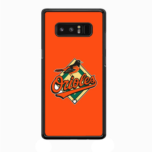 Baseball Baltimore Orioles MLB 002 Samsung Galaxy Note 8 Case-Plastic / Full Wrap (3D Case)-Xtracase
