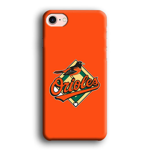 Baseball Baltimore Orioles MLB 002 iPhone SE 2020 Case-Plastic / Full Wrap (3D Case)-Xtracase