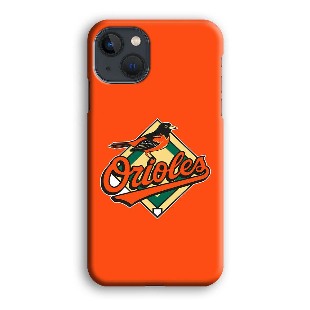 Baseball Baltimore Orioles MLB 002 iPhone 13 Mini Case-Plastic / Full Wrap (3D Case)-Xtracase
