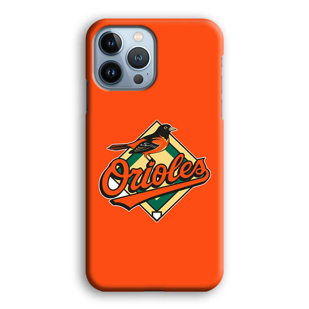Baseball Baltimore Orioles MLB 002 iPhone 13 Pro Max Case-Plastic / Full Wrap (3D Case)-Xtracase