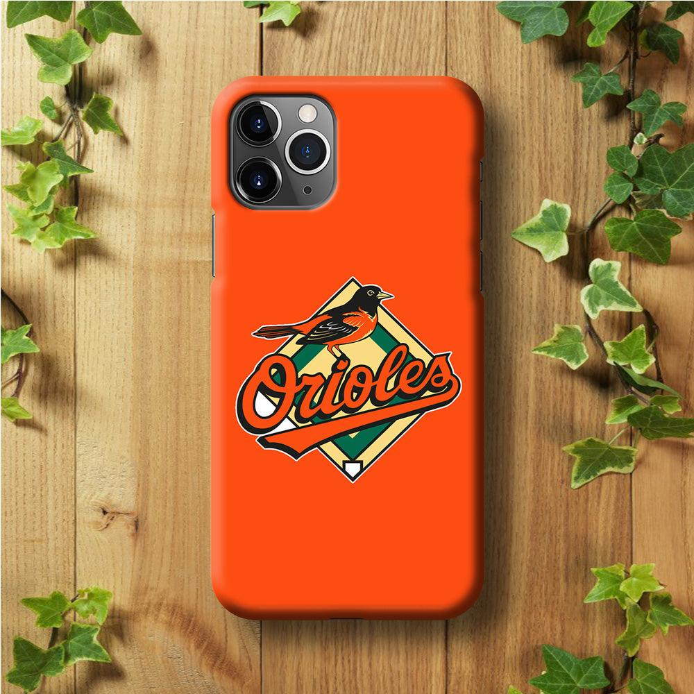 Baseball Baltimore Orioles MLB 002 iPhone 11 Pro Max Case-Plastic / Full Wrap (3D Case)-Xtracase