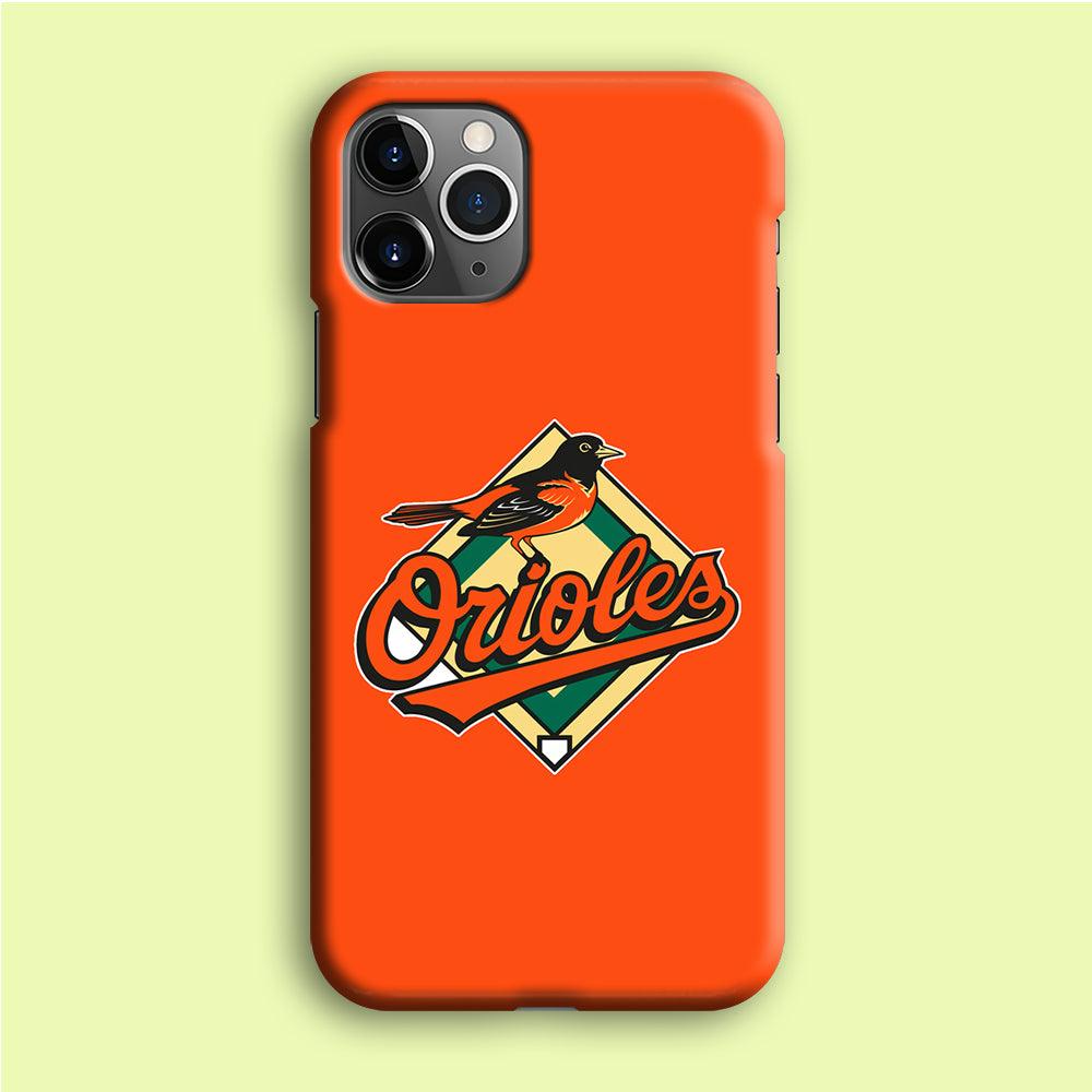 Baseball Baltimore Orioles MLB 002 iPhone 12 Pro Case-Plastic / Full Wrap (3D Case)-Xtracase