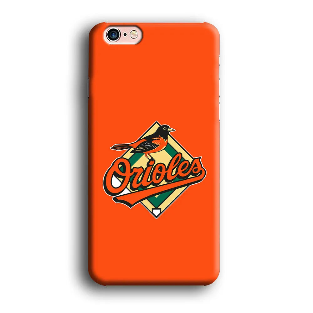 Baseball Baltimore Orioles MLB 002 iPhone 6 Plus | 6s Plus Case-Plastic / Full Wrap (3D Case)-Xtracase