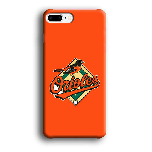 Baseball Baltimore Orioles MLB 002 iPhone 8 Plus Case-Plastic / Full Wrap (3D Case)-Xtracase