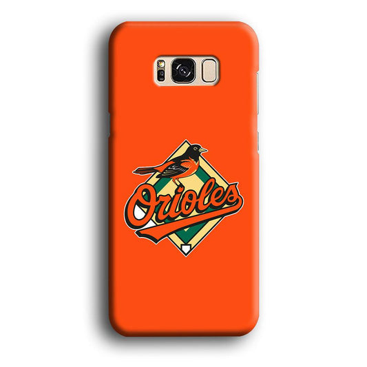 Baseball Baltimore Orioles MLB 002 Samsung Galaxy S8 Case-Plastic / Full Wrap (3D Case)-Xtracase