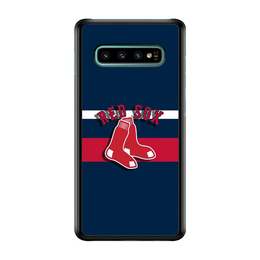 Baseball Boston Red Sox MLB 001 Samsung Galaxy S10 Case-Plastic / Full Wrap (3D Case)-Xtracase