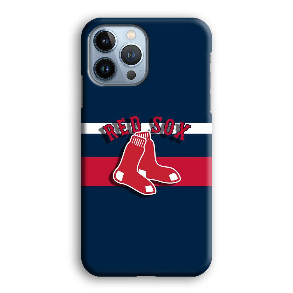 Baseball Boston Red Sox MLB 001 iPhone 13 Pro Case-Plastic / Full Wrap (3D Case)-Xtracase