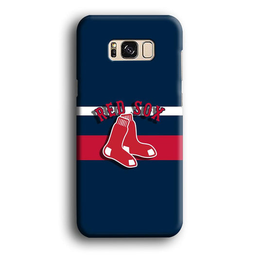 Baseball Boston Red Sox MLB 001 Samsung Galaxy S8 Case-Plastic / Full Wrap (3D Case)-Xtracase