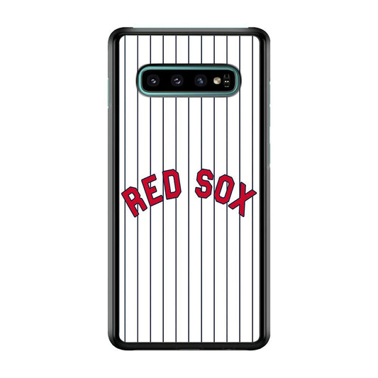 Baseball Boston Red Sox MLB 002 Samsung Galaxy S10 Case-Plastic / Full Wrap (3D Case)-Xtracase