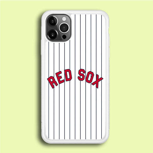 Baseball Boston Red Sox MLB 002 iPhone 12 Pro Case-Plastic / Full Wrap (3D Case)-Xtracase