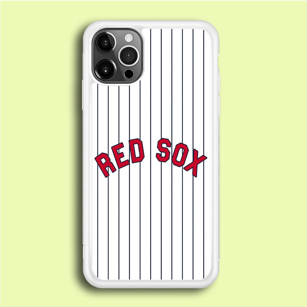 Baseball Boston Red Sox MLB 002 iPhone 12 Pro Max Case-Plastic / Full Wrap (3D Case)-Xtracase