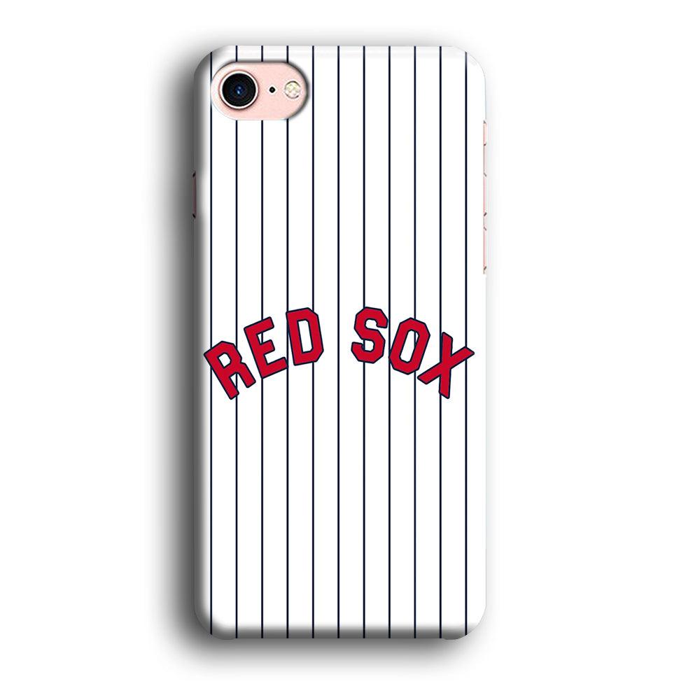 Baseball Boston Red Sox MLB 002 iPhone SE 2020 Case-Plastic / Full Wrap (3D Case)-Xtracase