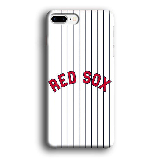 Baseball Boston Red Sox MLB 002 iPhone 8 Plus Case-Plastic / Full Wrap (3D Case)-Xtracase