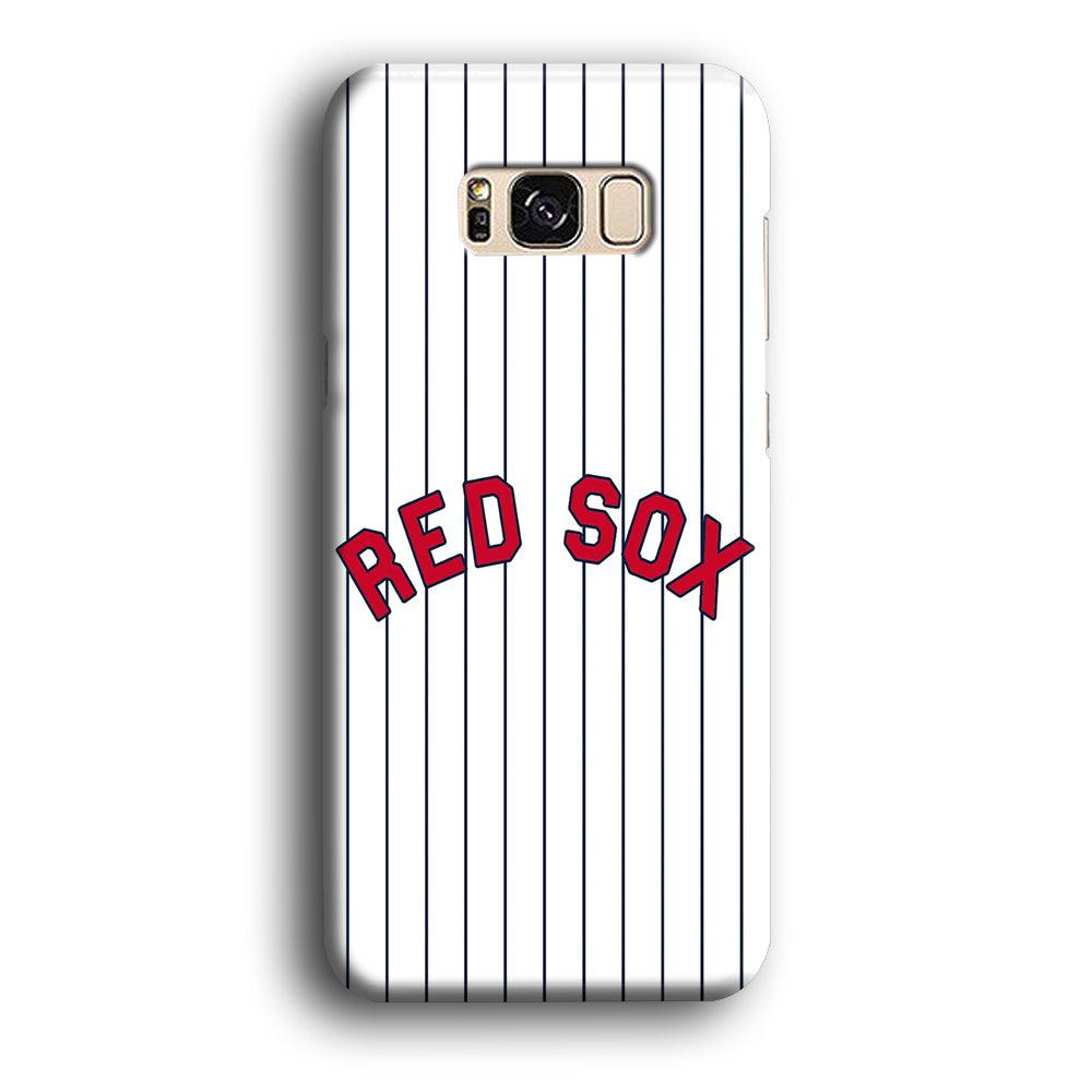 Baseball Boston Red Sox MLB 002 Samsung Galaxy S8 Case-Plastic / Full Wrap (3D Case)-Xtracase