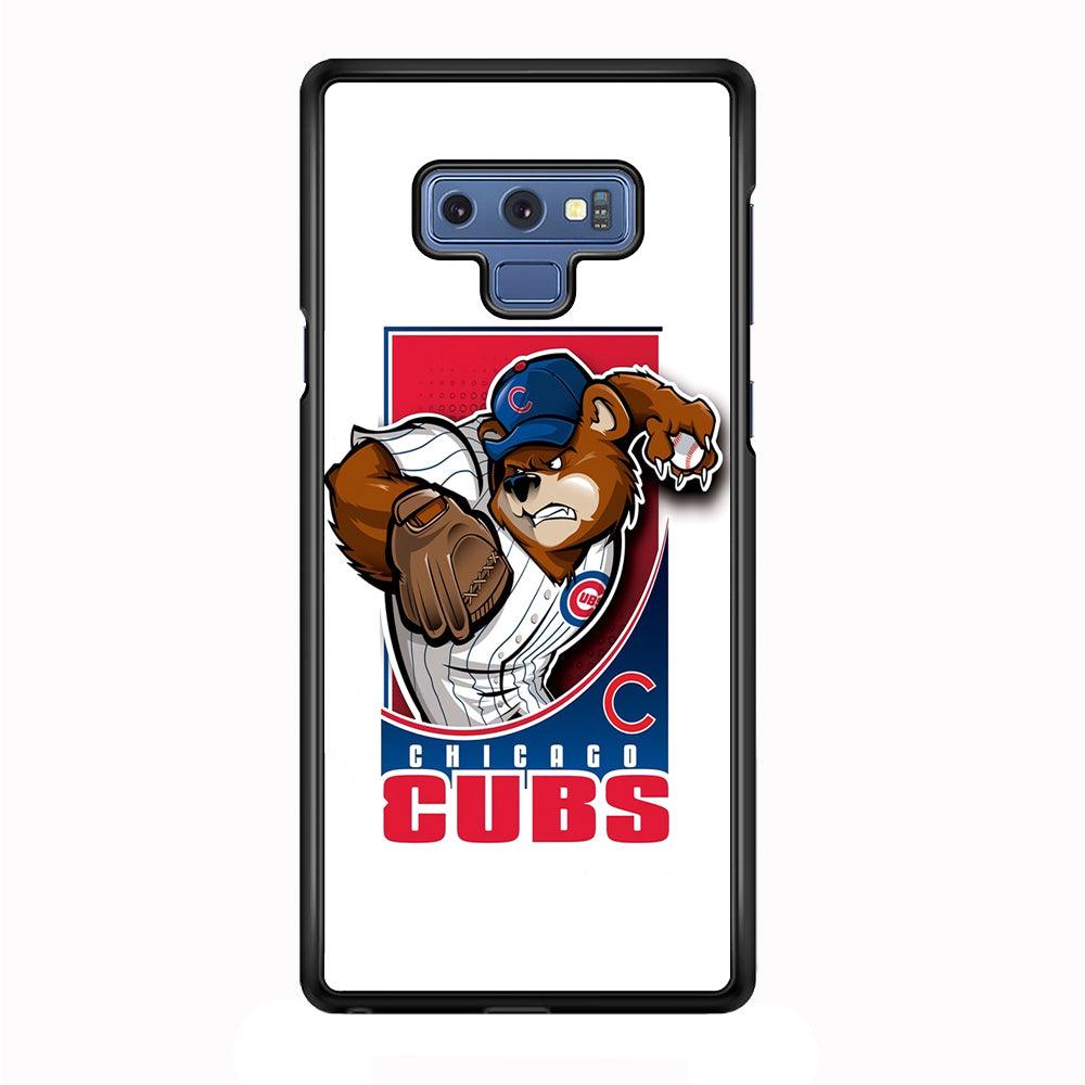Baseball Chicago Cubs MLB 001 Samsung Galaxy Note 9 Case-Plastic / Full Wrap (3D Case)-Xtracase